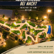Café & Adventuregolf bis in den Abend